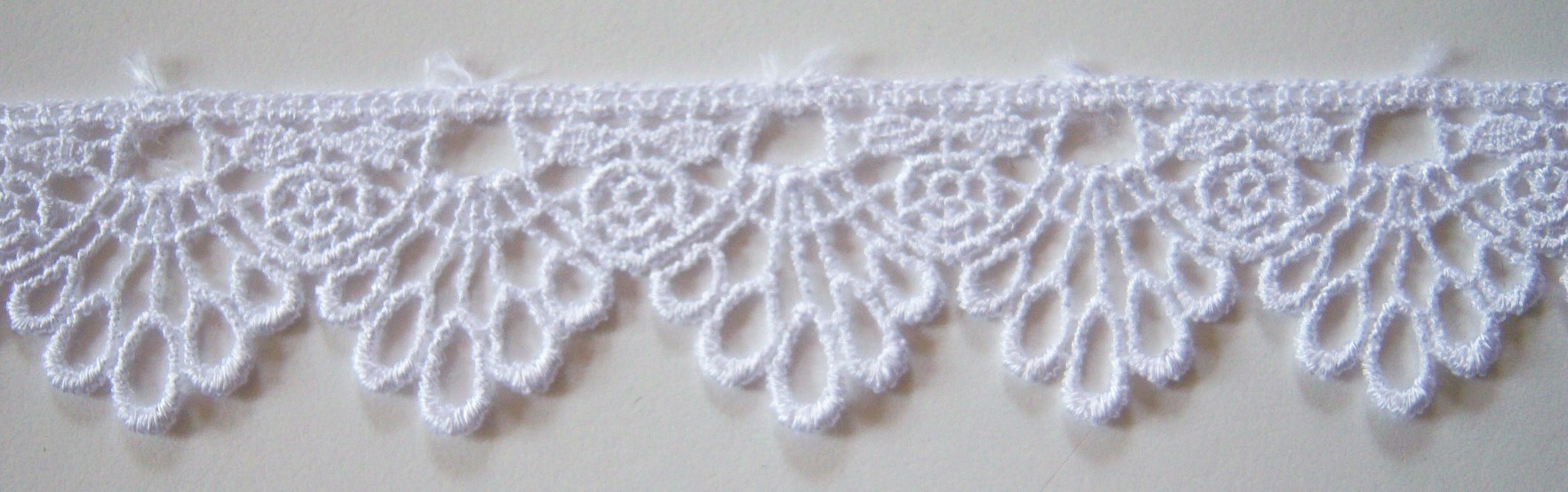 White 1 1/8" Venise Lace