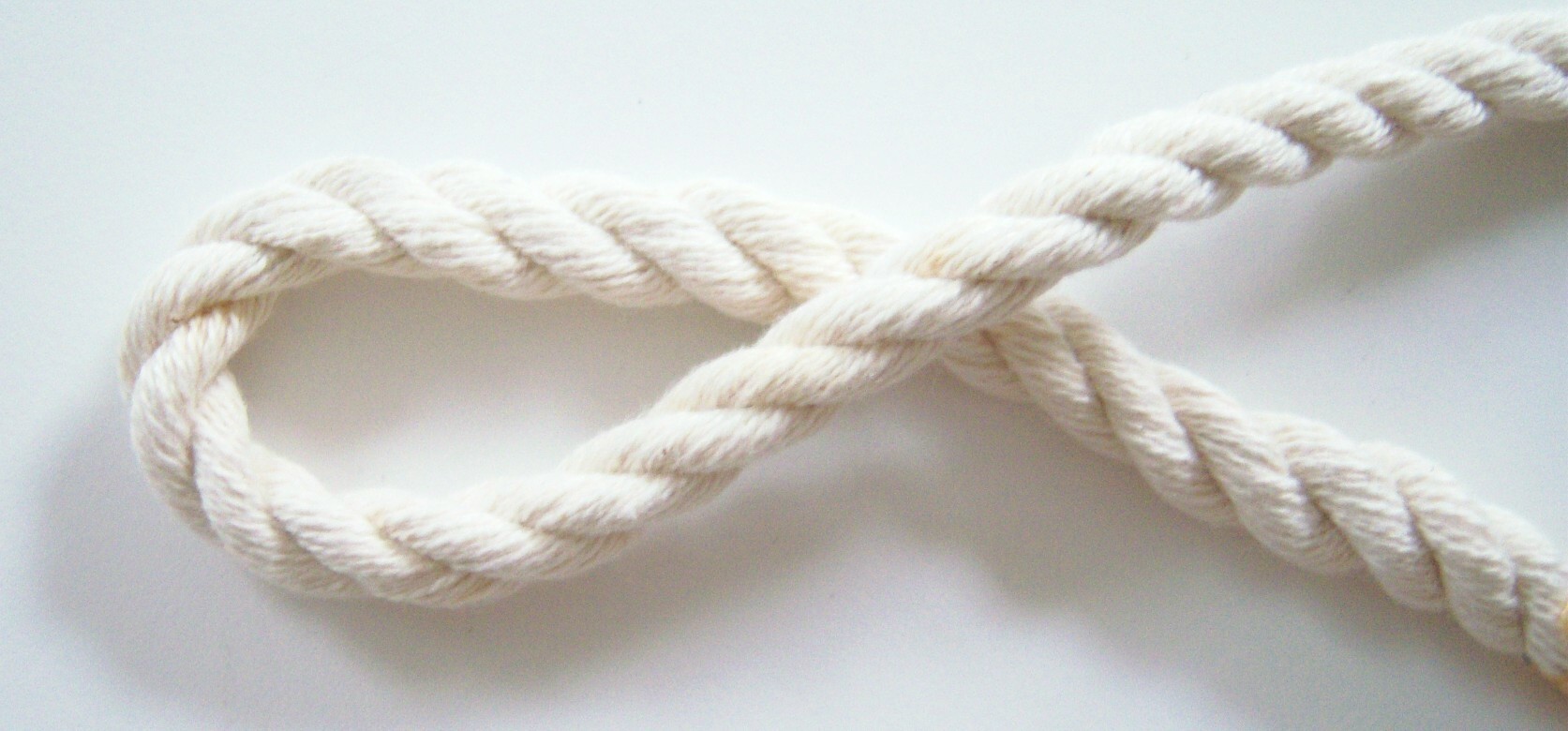 Natural 3/8" Three Ply Cord Rope