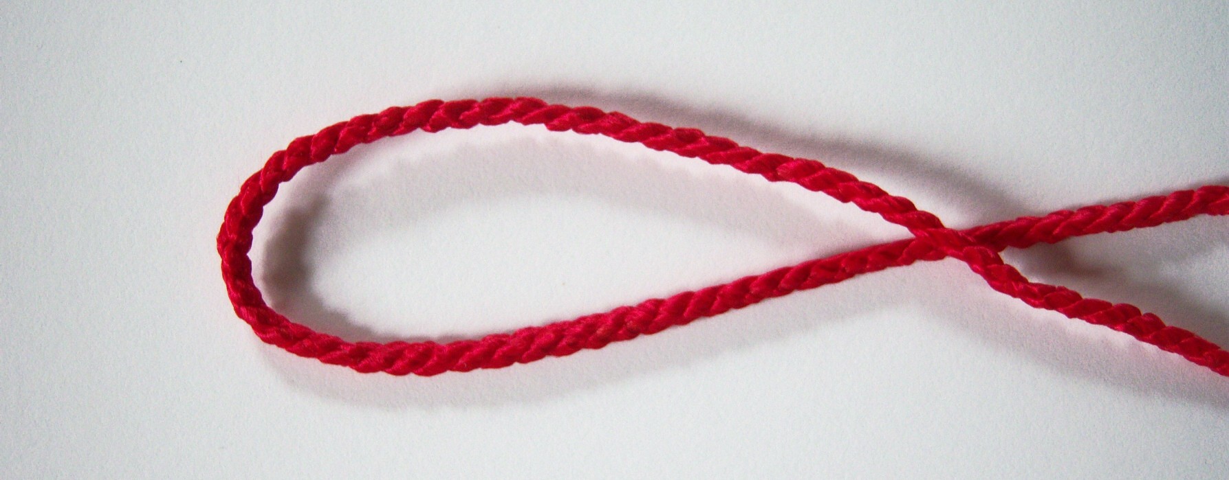 Red 1/8" Poly Drawstring Cord