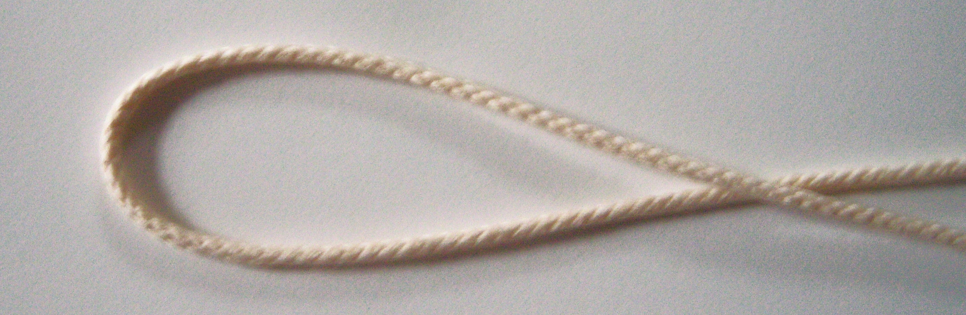 Natural 1/8" Cotton Drawstring Cord