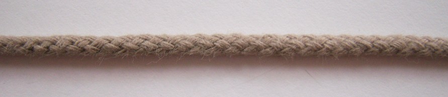 Khaki 1/8" Cotton Drawstring Cord