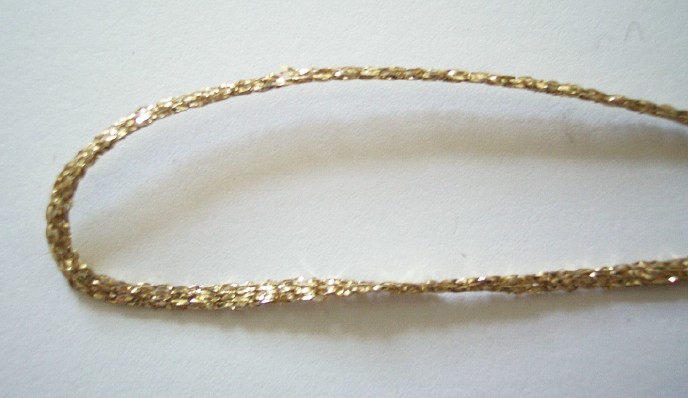 Sparkle Gold Metallic 3/32" Cord