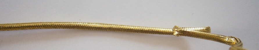 Gold Wired 1/8" Metallic Cord