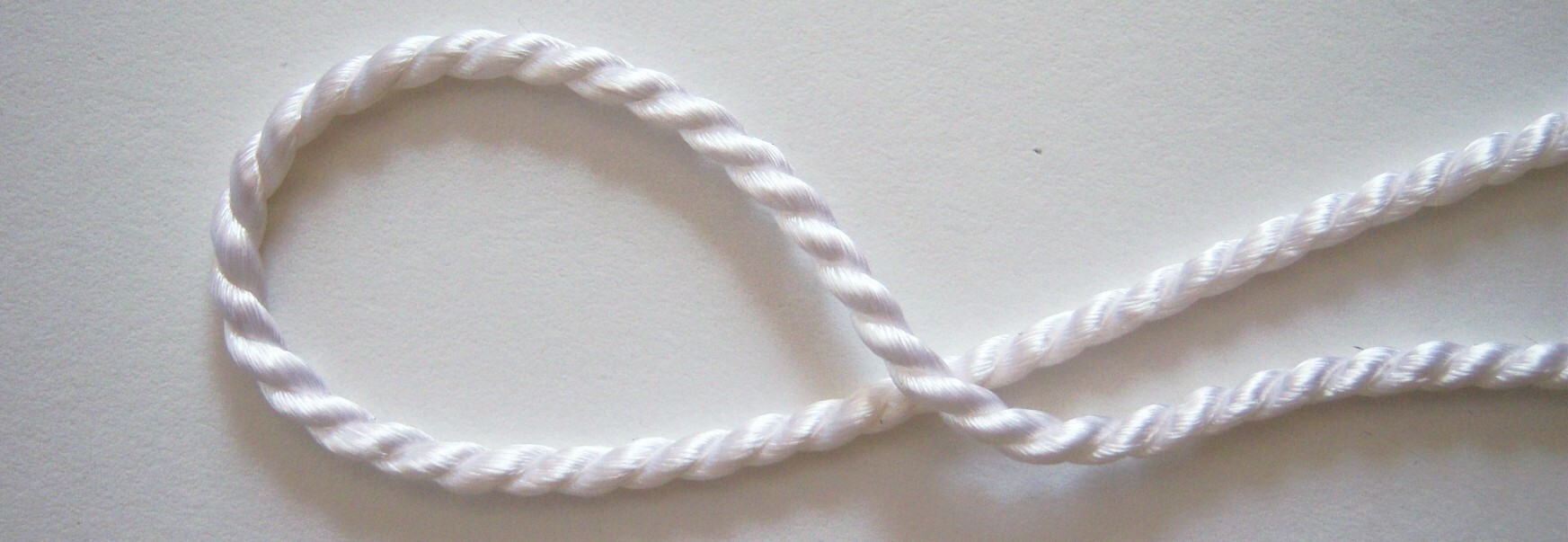 Natural White 1/8" Rayon Cord