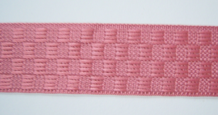 Dusty Rose Textured 1 1/4" Braid