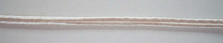 Ivory 3/16" Rayon Soutache Cord