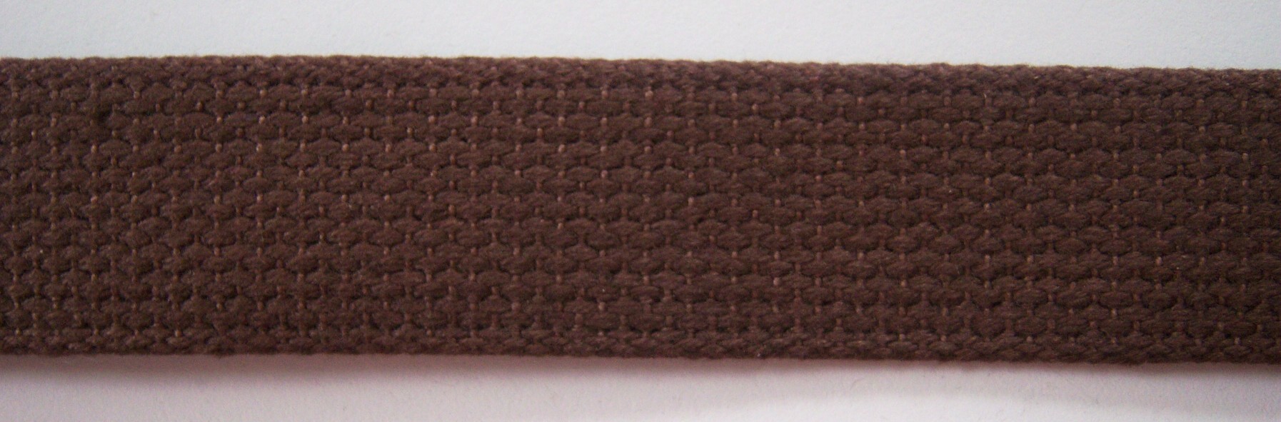 Brown 1 1/4" Cotton Webbing