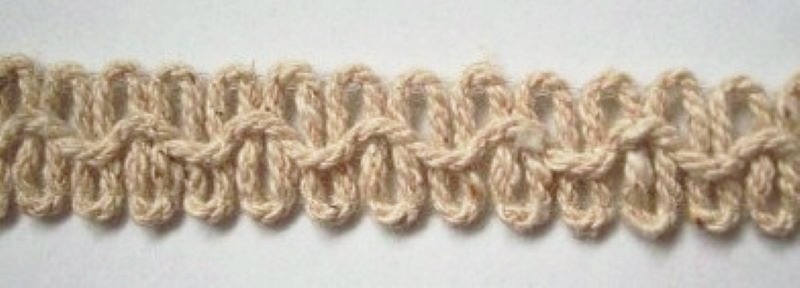 Natural Jute 1/2" Gimp Braid