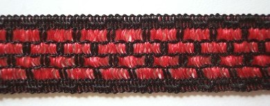 Black/Tomato 13/16" Braid