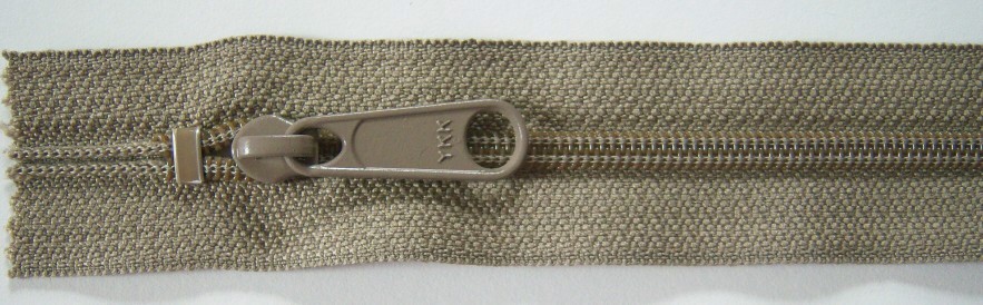 Tan YKK 6" Coil Zipper