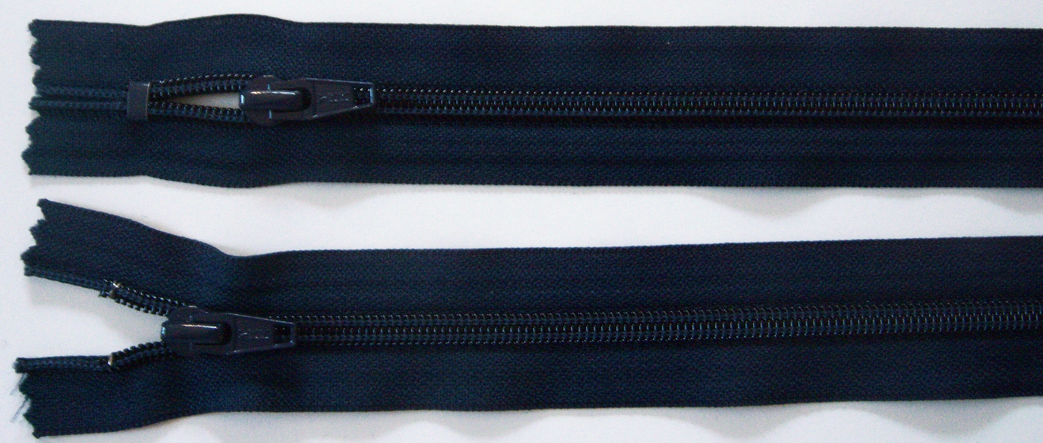 Navy Two Pull YKK 22" Coil Zipper