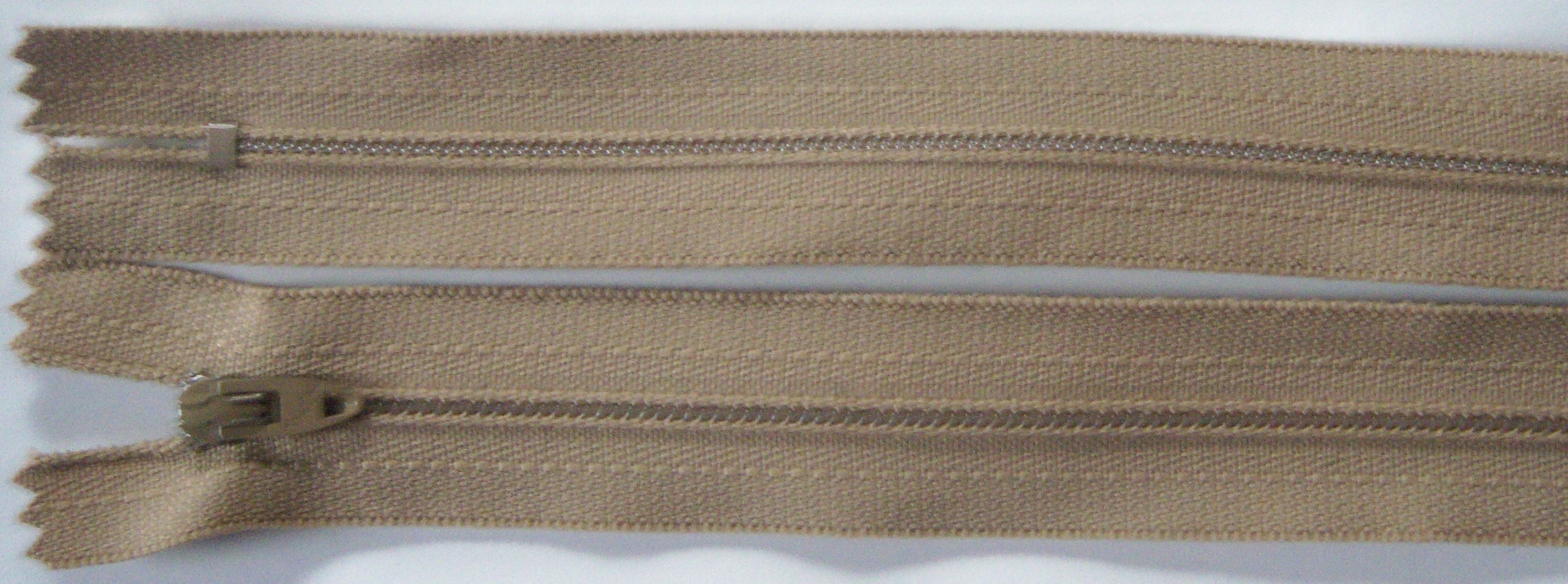 Nude Beige Talon 6.5" Nylon Coil Zipper