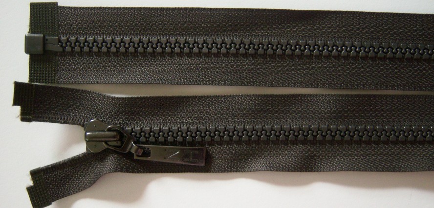 Olive Drab YKK 28" Vislon Newport Harbor Pull Separating Zipper