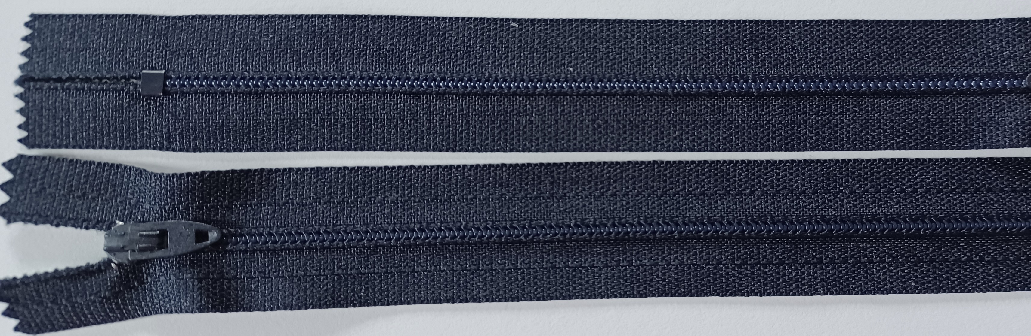 Dark Navy Talon 7" Zipper