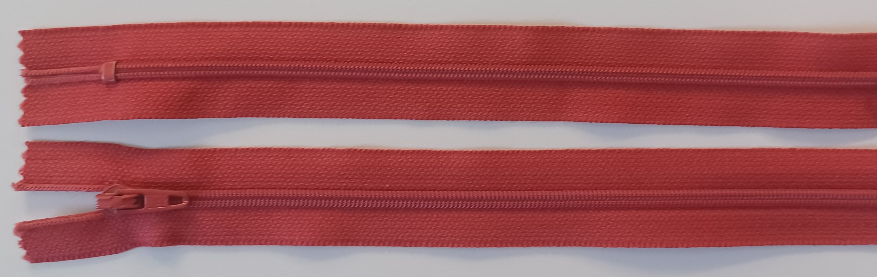 YKK 8" Rust Nylon Coil Zipper