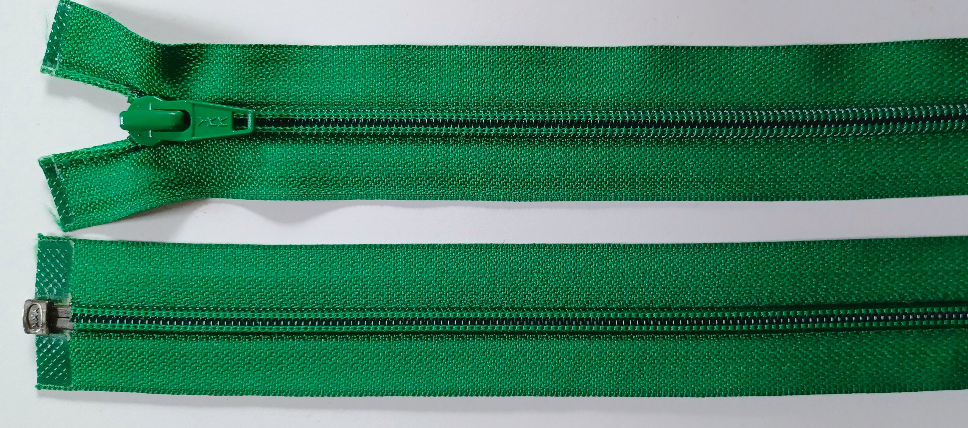 Kelly Green YKK 19" Coil Separating Zipper