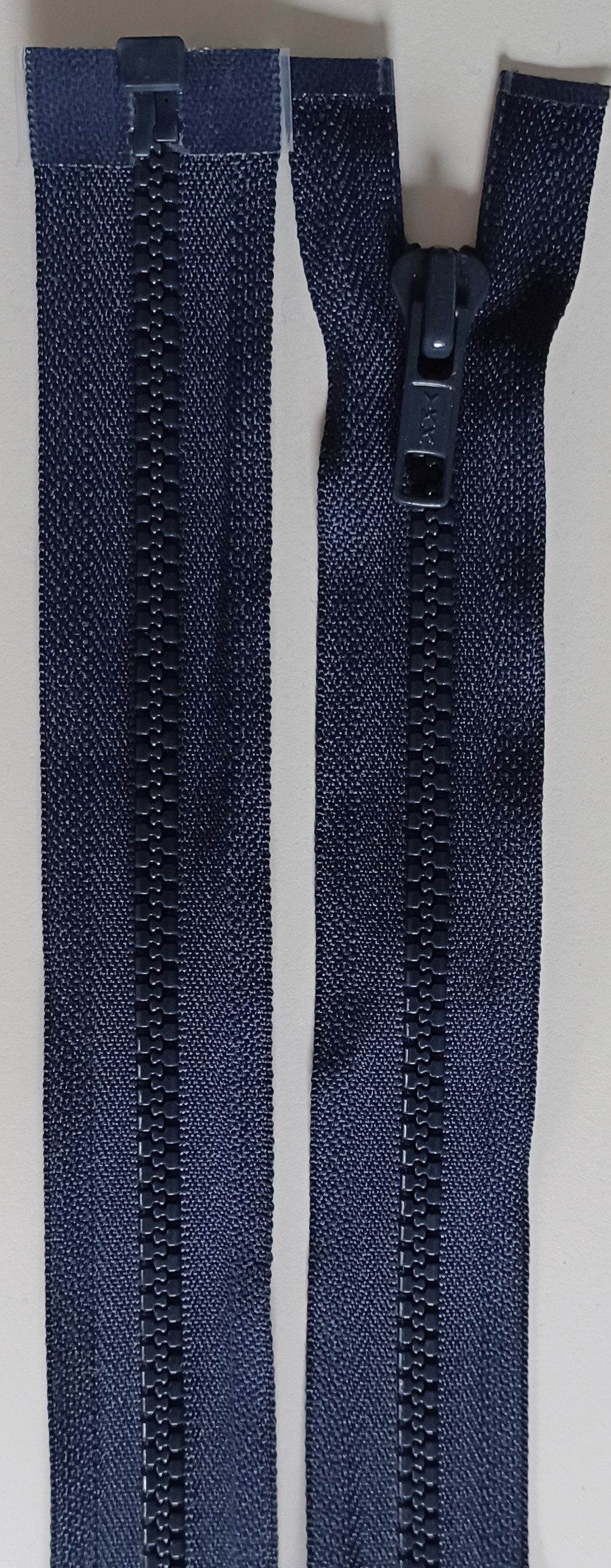 Navy YKK 17" Vislon Separating Zipper