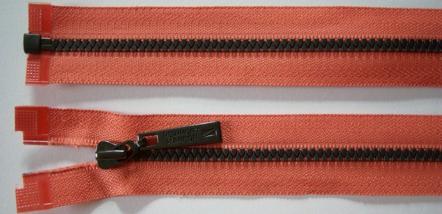 Apricot YKK 28" Vislon Newport Harbor Pull Separating Zipper