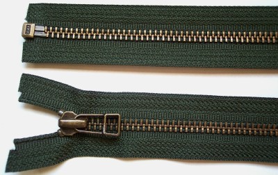 Pine Forest YKK 21" Metal Separating Zipper