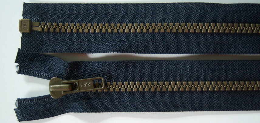 Dk Navy YKK 23.5" Vislon Separating Zipper