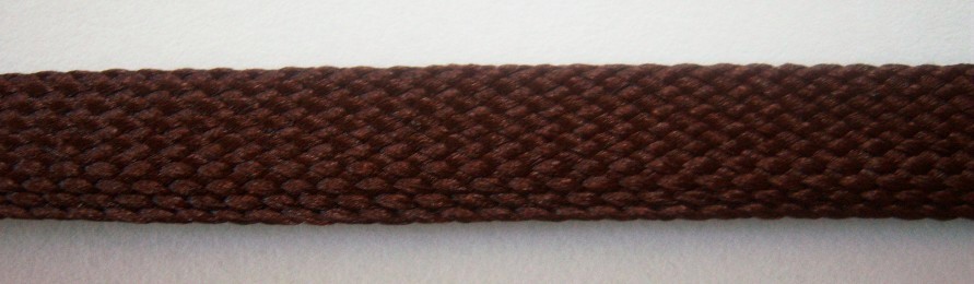 Chocolate 1/2" Fold Over Braid