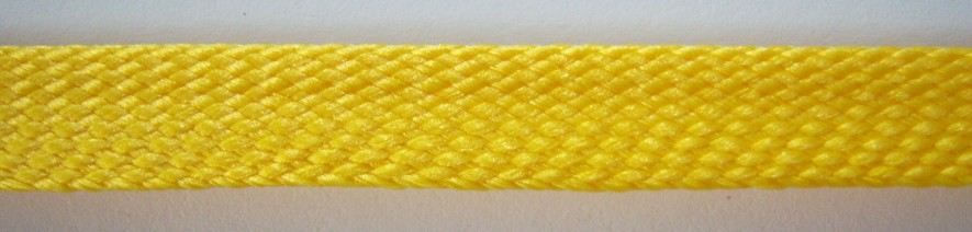 Tropical Yellow 1/2" Fold Over Braid