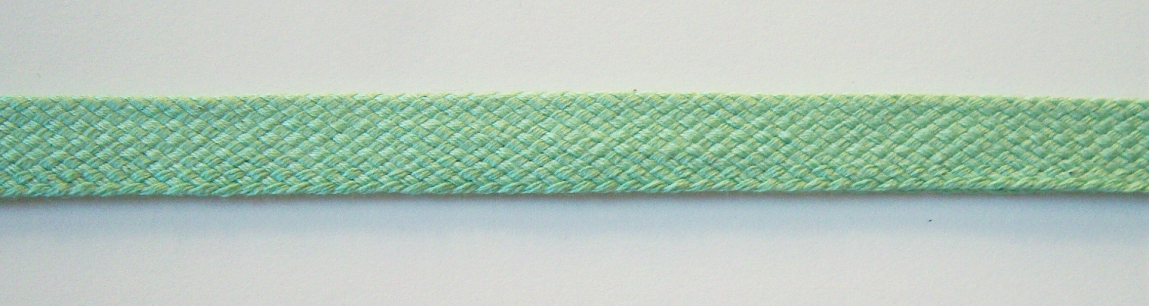 Lt Green Cotton 1/2" Fold Over Braid