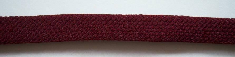 Burgundy 1/2" Fold Over Braid