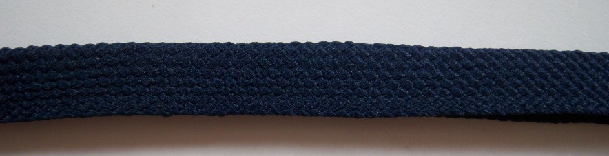 Navy 1/2" Fold Over Braid