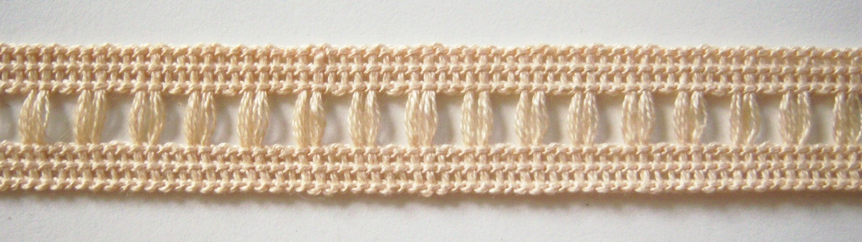 Golden Beige 3/4" Entredeux Braid