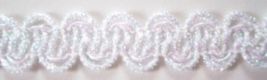 White Sparkle 11/16" Elastic