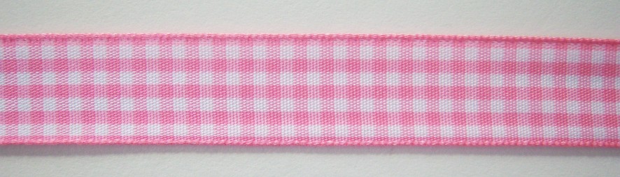 Pink Swiss Gingham 5/8"Ribbon