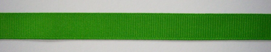 Apple Green 3/8" Grosgrain Ribbon