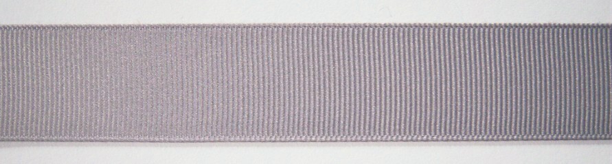 Grey 1" Grosgrain Ribbon